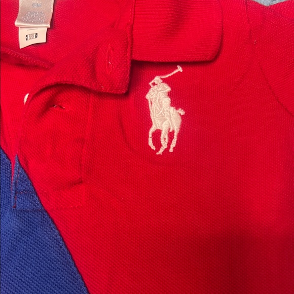 Polo by Ralph Lauren Kids Red and Blue Polo Shirt - Picture 2 of 5